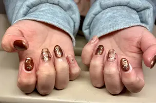 ネイル コネコネイルサロン モデル用のネイルデザイン