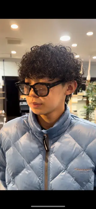 パーマ メンズ 年間2000名担当◎ パーマ職人/仲原佑樹のヘアスタイル