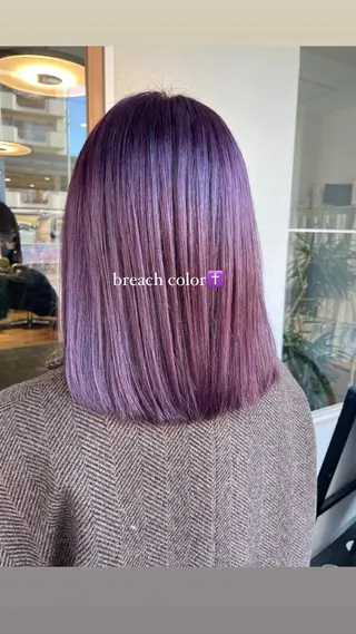 ミディアム カラー ふるやま あいか🎀のヘアスタイル