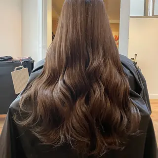 ロング カラー 🇰🇷ハイトーン× 韓国レイヤー레이어드のヘアスタイル