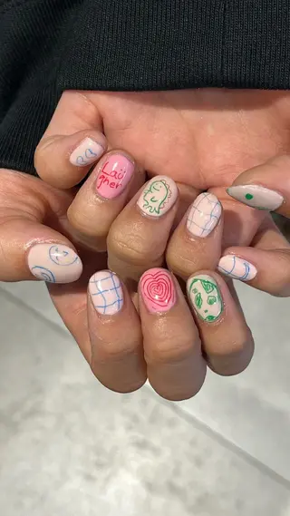 ネイル メンズパーマ/ メッシュ📍ユリのヘアスタイル