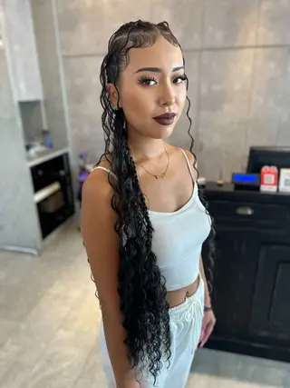 メンズ キッズ BRAIDS💎愛子 大人ハイライト💎のヘアスタイル