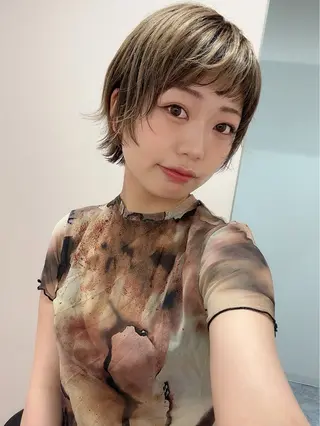 ショート Peyp  prod ICON 博多【ペイププロドアイコン】所属・Peyp博多 SORAモデル募集のヘアスタイル