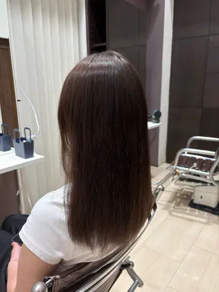 セミロング カラー 白井 史菜のヘアスタイル