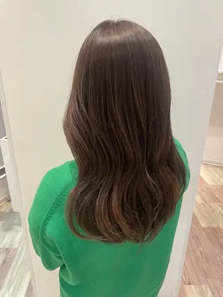 ロング カラー k-twoたき✨艶感 カラー/美髪矯正のヘアスタイル