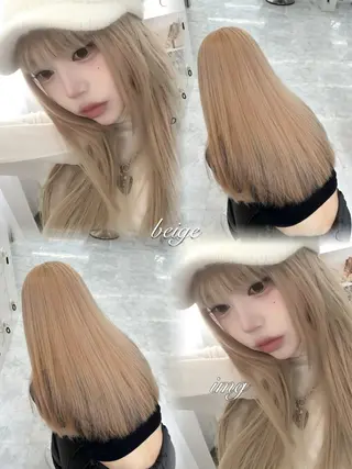 カラー ブリーチ/ハイトーン 💛SAKI‎💛のヘアスタイル