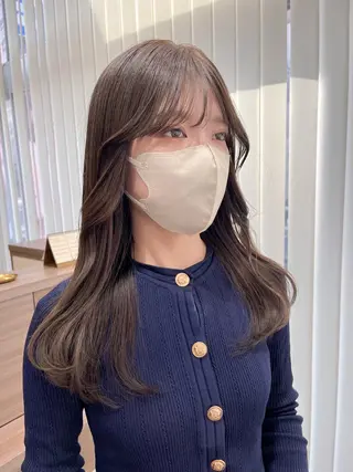 ロング 韓国ヘア/耳ツボジュ エリー♡ayumuのヘアスタイル