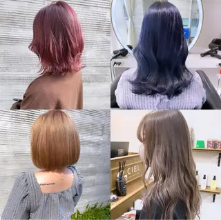 セミロング カラー 高野響生 /透明感カラーのヘアスタイル