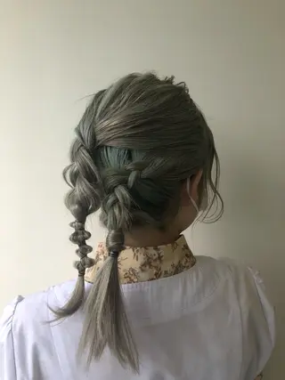 ミディアム ヘアアレンジ 西荻窪駅徒歩1分✨ /Lalaのヘアスタイル