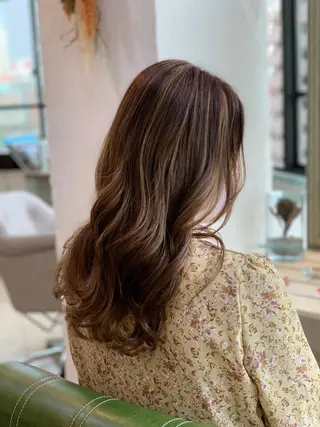 ロング カラー 💛ハイトーン💛 りむのヘアスタイル