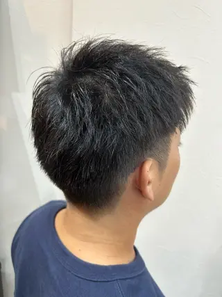 メンズ ルートプラス所属・‪✂︎‬TAIKI‪ パーマ/ハイライトのヘアスタイル