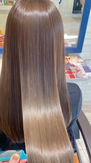 ロング 小島あゆ美/髪質改善 /縮毛矯正/ケラコラのヘアスタイル