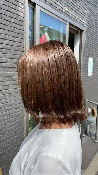 ミディアム カラー デザインカラー🏝️ 須賀汐音のヘアスタイル