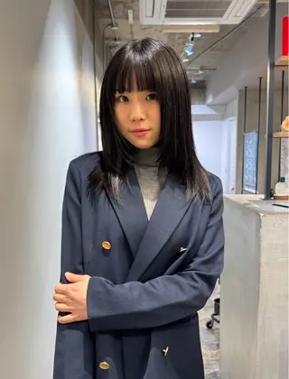 セミロング カラー ロエ平尾山荘所属・大人ショート/メンズ /平尾/薬院/綜一郎のヘアスタイル