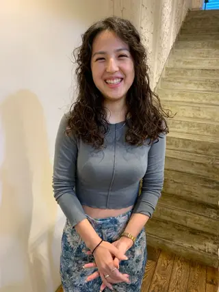 ミディアム パーマ 【takk】 ナカヤママサヨシのヘアスタイル