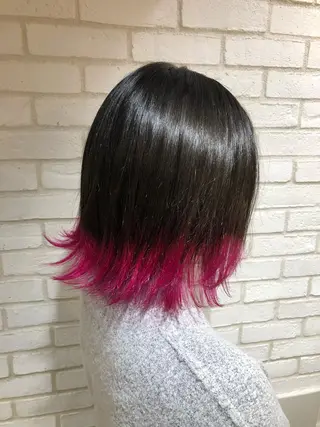 ミディアム カラー パーマ ヘアアレンジ メンズ キッズ ネイル マツエク・マツパ 新宿/髪質改善/ 美髪矯正✨浅江通友のヘアスタイル
