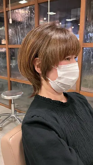 ショート 田中 鈴乃のヘアスタイル