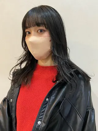 ロング ボブ/透明感カラー 🧸YUI❤️のヘアスタイル