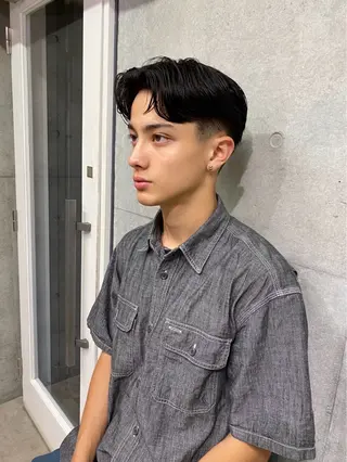 メンズ 韓国レイヤー/透明感 /髪質改善/アジキのヘアスタイル