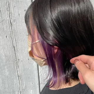 カラー 【店長】インナー指名 No.1戸塚優思のヘアスタイル