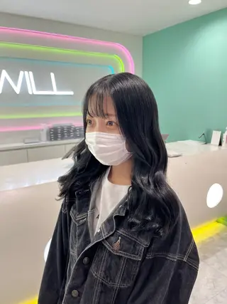 セミロング カラー ヘアアレンジ 🎀Girly艶髪カ ラー🎀Harukaのヘアスタイル