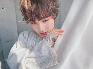 ショート カラー パーマ ヘアアレンジ メンズ キッズ ネイル マツエク・マツパ モリモト サナのヘアスタイル