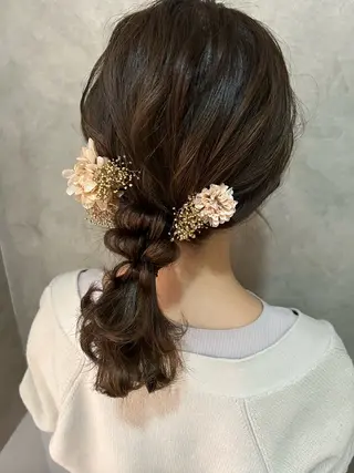 ヘアアレンジ 大人可愛いヘアメイク 💋🧚‍♀️しずかのヘアスタイル