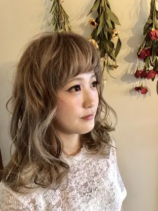 セミロング カラー RUBEUS【ルベウス】所属・✨艶々カラー🎨 杉本賢人のヘアスタイル