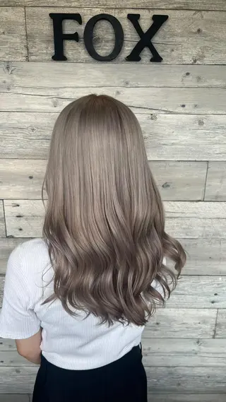 ミディアム カラー hair make FOX所属・ﾊｲﾗｲﾄ/ﾚｲﾔｰ ｶｯﾄ/大嶽謙のヘアスタイル