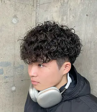 ショート カラー パーマ メンズ 🎧【パーマ師】 SOUMA🎧のヘアスタイル