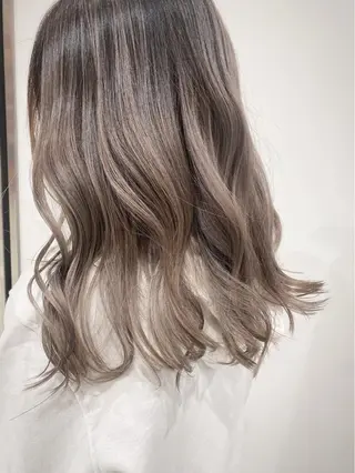 セミロング まお♡レイヤーカット ×色っぽstyleのヘアスタイル