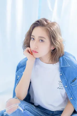 ミディアム カラー パーマ ヘアアレンジ ✨ハイクオリティ✨ 山本香也のヘアスタイル