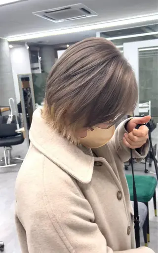 ショート welring hair salon所属・azusa/心斎橋/ ハイトーンカラーのヘアスタイル