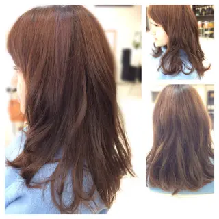 セミロング いけだ ゆうのヘアスタイル