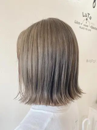 ミディアム カラー stylist🎨 aye牧野莉香のヘアスタイル