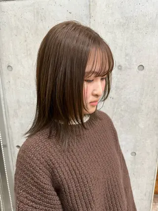 カラー 濱島 楓佳のヘアスタイル