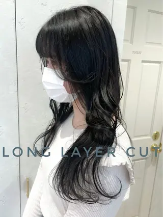 セミロング 産休中2026.4月 復帰予定/野崎華代のヘアスタイル