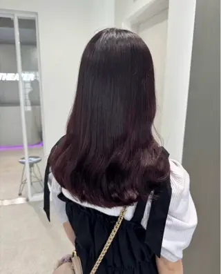 ロング miku/ラベンダー 透明感カラー🪻❤︎のヘアスタイル