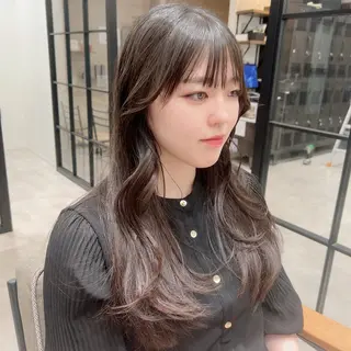 ロング レイヤー/韓国/ ハッシュ/高田翼のヘアスタイル