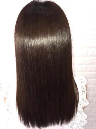 セミロング 20代半ば上質なへア ケア 髪質改善 大西のヘアスタイル