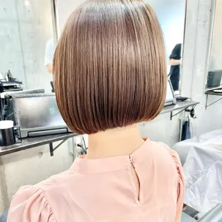 ショート カラー ショートボブ縮毛矯正 髪質改善のプロ山道潤のヘアスタイル