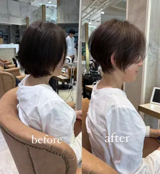ショート カラー 高橋 佳愛のヘアスタイル