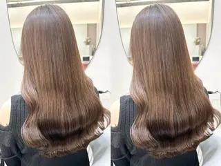 セミロング 新宿/韓国レイヤー/ 髪質改善/佐藤航のヘアスタイル