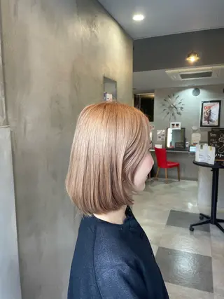 ショート カラー 髪質改善/縮毛矯正/ 艶カラーASAYAのヘアスタイル