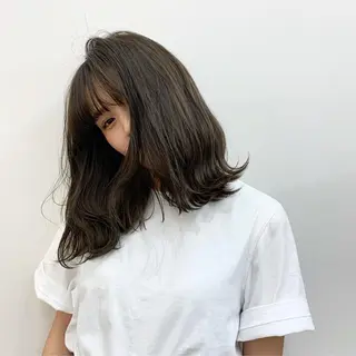ミディアム 伊藤 拓哉のヘアスタイル