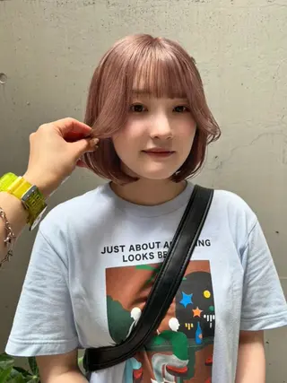 ショート カラー ✩似合わせカラー /レイヤー✩momoのヘアスタイル