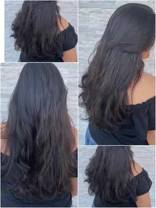 ロング カラー パーマ ヘアアレンジ メンズ キッズ ネイル 美容室 ソンリエのヘアスタイル