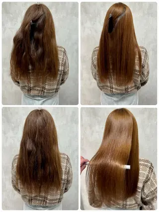 ロング 満足度⭕️縮毛矯正師 谷口にお任せを👍のヘアスタイル