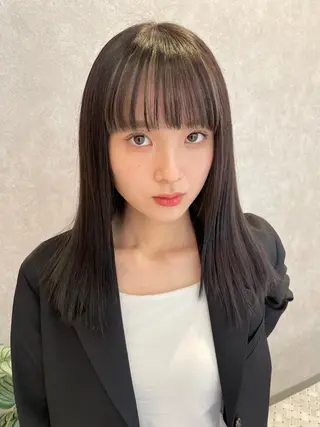 ミディアム カラー パーマ ヘアアレンジ 女性スタイリスト専門サロン Zina 天神所属・NANA/trend style🕊🍑のヘアスタイル