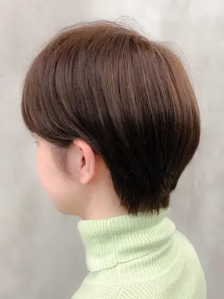 ショート カラー ショート・ボブ 徳竹淳一のヘアスタイル